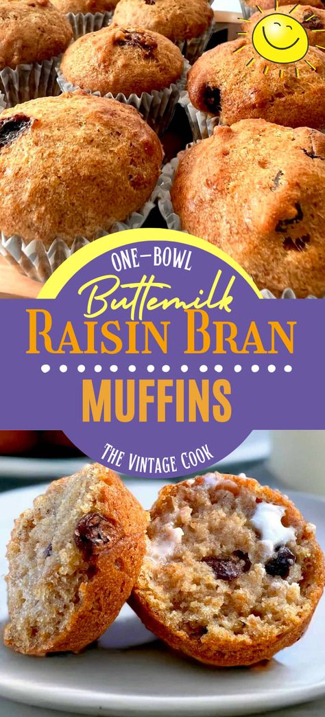 One bowl Raisin Bran Muffins, made with buttermilk. Kellogg’s Raisin Bran Cereal. Makes a large batch of batter that was originally kept in the fridge for up to six weeks! Bran Buttermilk Muffins, Muffins Made From Raisin Bran Cereal, Raisin Bran Muffins Kelloggs, Raisin Bran Cereal Muffins Recipes, Bran Muffins With Raisin Bran Cereal, Raisin Bran Recipes, Raisin Bran Muffins Buttermilk, Six Week Bran Muffins, Raisin Bran Muffins Recipes