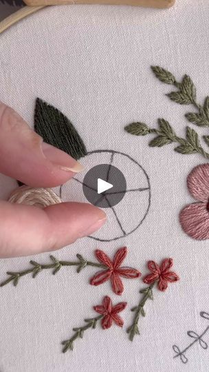 4.3K views · 8.6K reactions | Floral Sampler Stitch Along— Day 6: woven rose 🌹🪡 Welcome to day 6 of my embroidery stitch along using the floral stitch sampler pattern. Today, we’ll be learning the woven rose stitch. These add dimension with very simple steps! 💖  Tune in tomorrow for the next stitch tutorial. Comment “learn” and I’ll DM you more information!  #embroidery#learnembroidery#embroiderytutorials#stitchalong#DIYembroidery#embroideryforbeginners#floralembroidery#embroideryart#handsti... Woven Rose Embroidery Design, Machine Embroidery Tutorials, Embroidery Stitches Tutorial, Brazilian Embroidery, Embroidery For Beginners, Hand Embroidery Stitches, Diy Embroidery, Embroidery Tutorials, Embroidery Stitches