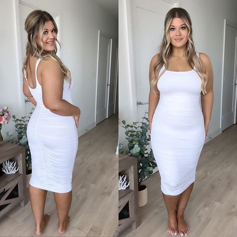 Easy Bride to Be Event Dress! Wearing large in the dress and large in Shapewear! Bridal Shower Outfit Ideas, Outfit Ideas Wedding, Dinner Fashion, Bridal Shower Outfit, Midsize Fashion, Event Dress, Maxi Styles, Dinner Dress, Blonde Beauty