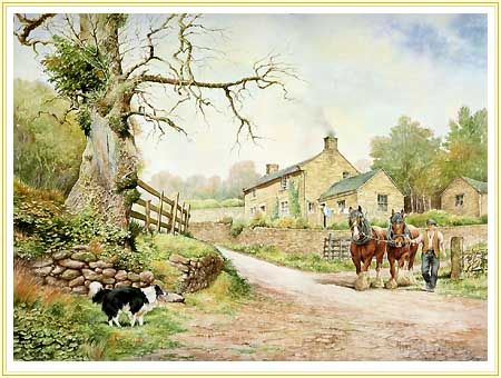 Shire Horse Painting by Anthony Forster Farming Images, Farming Pictures, Farming Life, Farm Pictures, Shire Horse, Magic Land, Farm Paintings, Cow Pictures, Country Paintings