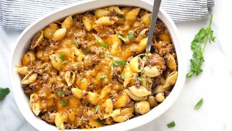 Taco Casserole With Mac And Cheese, Baked Taco Pasta Casserole, Cheesy Taco Spaghetti Casserole, Cheesy Taco Spaghetti Bake, Tex Mex Pasta Casserole, Taco Pasta Casserole, Easy Dinner Casserole Recipes, Cheesy Taco Pasta, Mexican Pasta