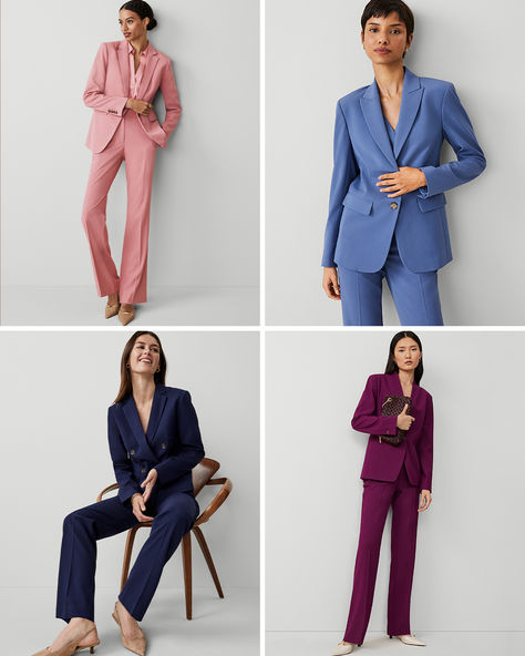 Endless office outfits for your M-F by Ann Taylor. Open Sleeves, Everyday Elegance, Open Sleeve, Stylish Work Outfits, Perfect Style, Suit Separates, Blazer Buttons, Chic Woman, Office Outfits