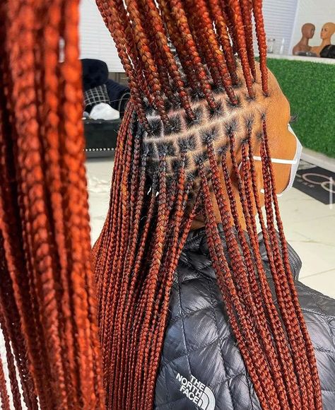 Colour 350 Knotless Braids, Color 350 Knotless Braids, 350 Knotless Braids, Ginger Knotless Braids, Single Braids Hairstyles, Extensions Braids, Latest Braided Hairstyles, Affordable Human Hair Wigs, Braiding Hair Colors