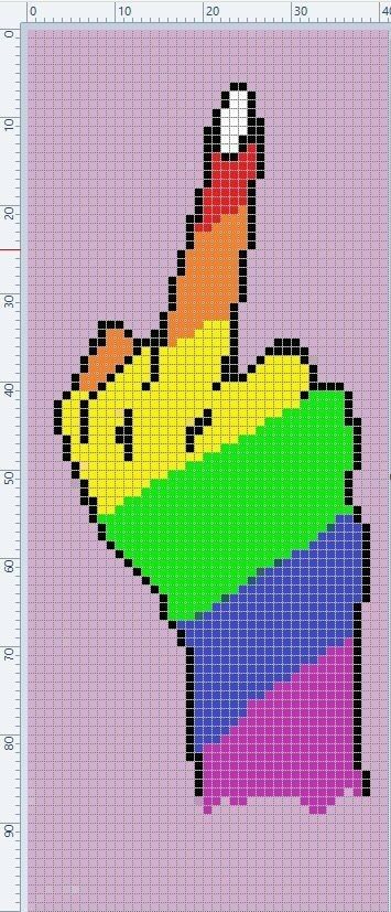 Pride Pixel Art Grid, Pixel Art Templates Pattern, Rainbow Pixel Art, Colorful Pixel Art, Minecraft Pixel Art Templates, Modele Pixel Art, Graph Paper Designs, Easy Pixel Art, Pixel Art Templates