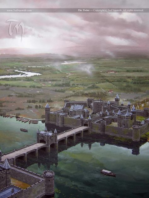 Asoiaf Castles, Dnd Worldbuilding, Fantasy Moodboard, Twins Game, Luxury Architecture, Asoiaf Art, Heroic Fantasy, Cersei Lannister, Gra O Tron