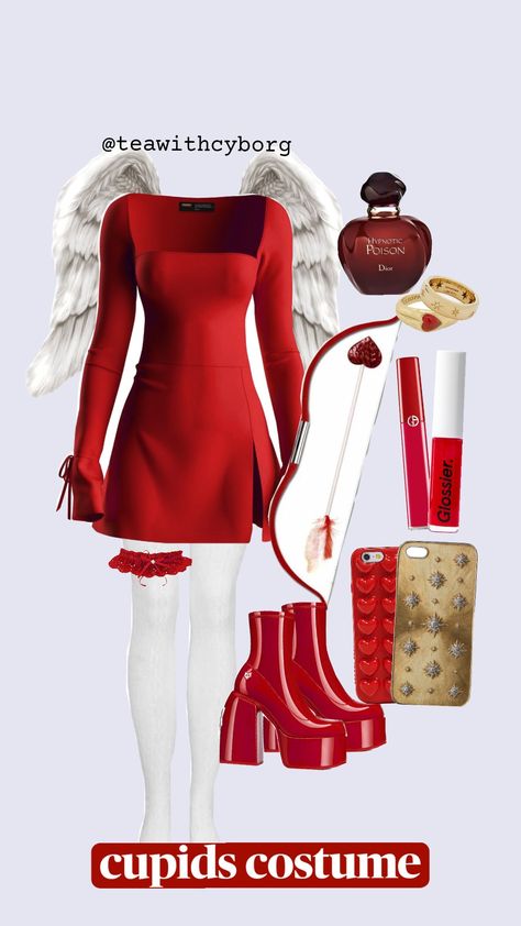 Cupid Costume Ideas, Pretty Halloween Costumes, Trendy Halloween Costumes, Halloween Costume Outfits, Halloween Inspo, Halloween 2, Trendy Halloween, Cute Costumes, Halloween Halloween