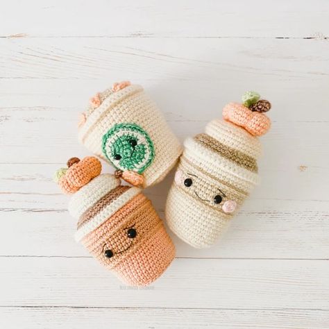 Blue Sparrow, Crochet Cactus, Photo Pattern, Crochet Food, Crochet Pumpkin, Unique Crochet, Childrens Toy, Pumpkin Spice Latte, Yarn Needle