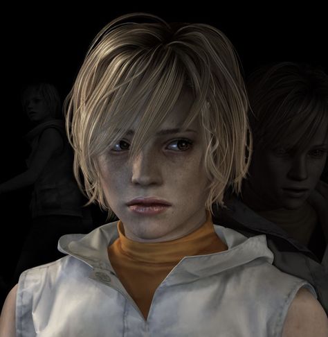 Silent Hill 3, Heather Mason, Silent Hill, Blonde, Hair, White, Black