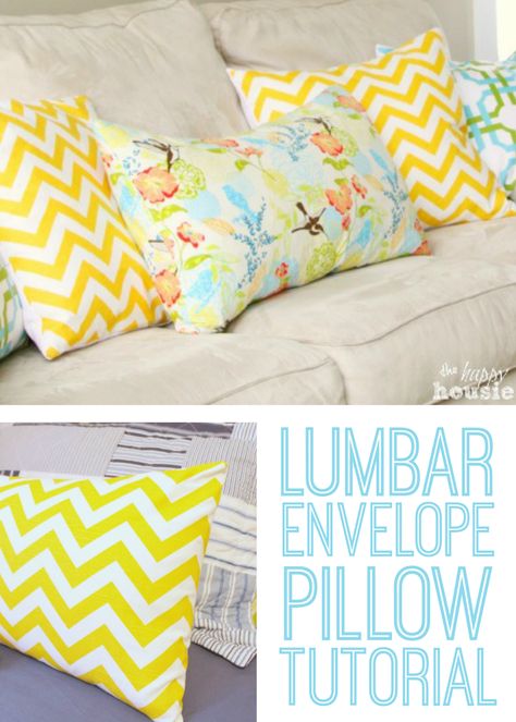 Envelope Tutorial, Envelope Pillow, Diy Pillow Covers, Sewing Cushions, Pillow Tutorial, Diy Envelope, Sewing Pillows, Colourful Cushions, Diy Pillows