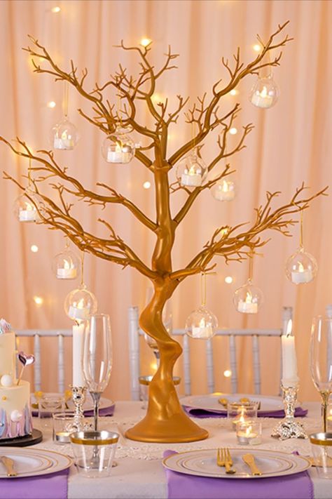 You could use it as part of every holiday decor, not just Christmas but also Easter, Valentine's day, Halloween and party; both for indoor and outdoor use such as home, wedding, garden, bedroom, living room and patio. Or you may also put this decoration tree on the table, so you may feel a strong festive atmosphere every day. The ideas are endless. Halloween Tree Outdoor, Outdoor Wedding Centerpieces, Centerpieces For Tables, Cosy Decor, Fake Christmas Trees, Tables Living Room, Halloween Tree, Ornament Display, Wedding Garden