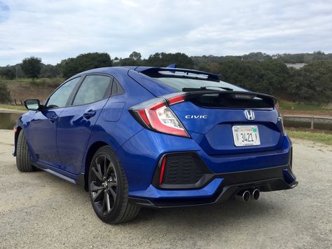 2017 Honda Civic Hatchback Sport, Blue Honda Civic Hatchback, Blue Honda Civic, Honda Civic New, Honda Civic 2017, Honda Civic Vtec, Honda Civic Hatchback, Civic Hatchback, Honda (car)