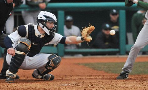 Penn State Baseball catchers are OK with splitting time | Baseball ... Baseball Poses, Catcher Baseball, Baseball Catchers, Insta Image, Body References, Baseball Catcher, Home Plate, Body Reference, Penn State