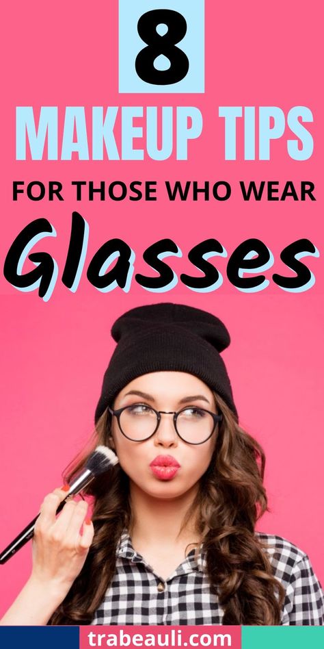 makeup tips Eyeshadow Looks For Glasses, Cute Makeup Looks With Glasses, Eye Makeup For People With Glasses, Eyeshadow For Glasses, Bold Eye Makeup With Glasses, Make Up For Glasses Wearers Natural, Makeup With Glasses On, Makeup Looks With Glasses On, Make Up For Glasses Wearer