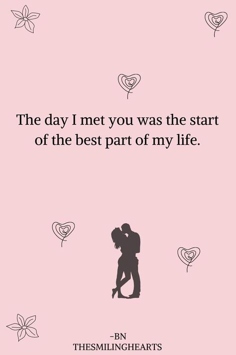 Love quote The Day We Met Quotes Love, Day We Met Quotes, The Day We Met Quotes, Love Captions For Her, Deep Love Poems For Her, Poems For Wife, Poems For Her, Deep Love Poems, Valentines Quotes