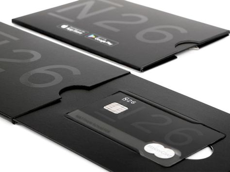 N26 Black Mastercard Packaging transparency lack user touchpoint fintech print branding credit card mastercard card carrier packaging Credit Card Packaging Design, Card Carrier, Card Packaging Ideas, Packaging Card Design, Credit Card Packaging, Card Packaging Design, Black Cards, Packaging Card, Credit Card Design Ideas