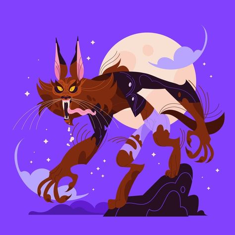 Werewolf Hands, Werewolf Cartoon, Werewolf Illustration, Vector Hand, Vector Photo, Graphic Resources, Hand Drawn, Vector Free, Vector Illustration