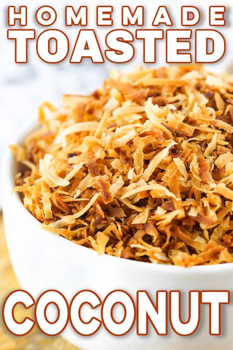 TOASTED COCONUT Flake Recipes, Coconut Recipe, Love Bakes Good Cakes, Good Cakes, Fresh Spices, Awesome Recipes, Homemade Seasonings, Coconut Recipes, Party Dinner