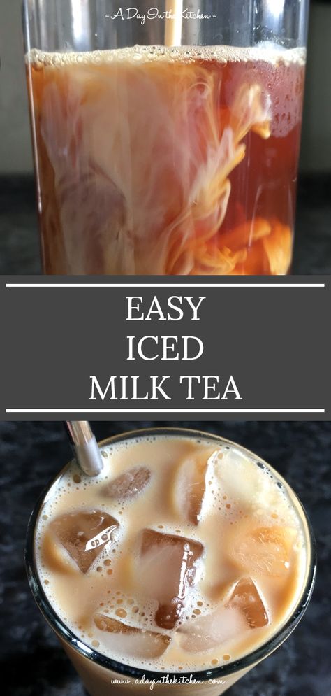 Iced Tea With Milk Recipes, Iced Tea With Milk, Cold Milk Tea, Cold Brew Milk Tea, Iced Thai Milk Tea, Classic Milk Tea Recipe, Healthy Milk Tea Recipe, How To Make Tea With Milk, Hot Milk Recipes