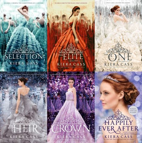 The Selection by Kiera Cass - It's a cross between Hunger Games and the Bachelor. Kiera Cass Books, The Selection Series, Selection Series, Kiera Cass, Book Suggestions, Books For Teens, Narnia, Fantasy Books, Book Set