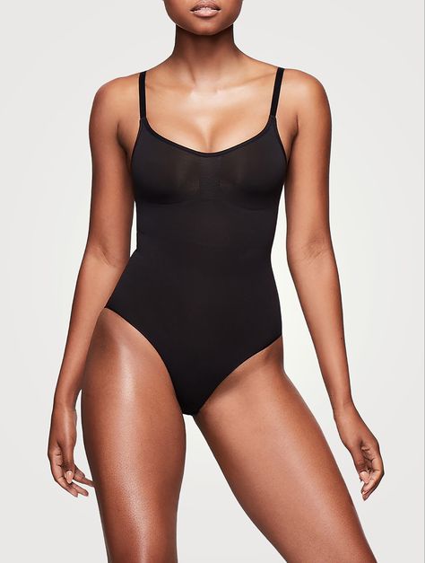 Black bodysuit shape wear skims doup copy #skims #bodysuit #kimkardashian #shapewear #doup Seamless Bodysuit, Comfy Blouse, Cami Jumpsuit, Shape Wear, Shapewear Bodysuit, Next Clothes, Bell Bottom Pants, Black Bodysuit, Who What Wear