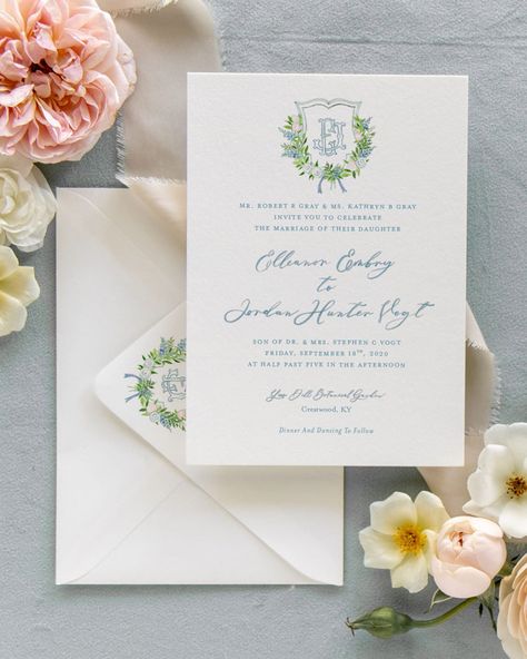 Buy Custom Watercolor Floral Crest Wedding Invitation Online in India - Etsy Wedding Crest Monogram, Crest Invitation, Crest Wedding Invitations, Watercolor Wedding Invitation Suite, Watercolor Crest, Wedding Crest, Etsy Wedding Invitations, Memphis Tn, Wedding Envelopes