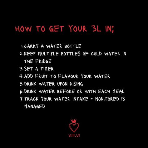 Wellness Wednesday Hydration Challenge. Drink 3L of water a day. Challenge your mates. Win. Slide for details 👉 ✅️Stay hydrated ✅️Beat your mates ✅️Win stuff 👑 ❤️ #WellnessWednesday #Mentalfortitude #HydrationChallenge #Heartcrown Hydration Challenge, Mental Fortitude, Wellness Wednesday, Water Intake, Day Challenge, Stay Hydrated, Drinking Water, Cold Water, Drinks