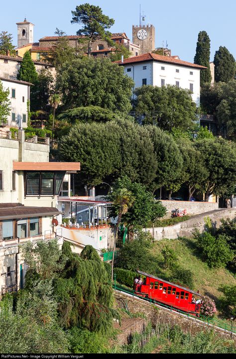 RailPictures.Net Photo: Untitled Funicular at Montecatini Terme, Italy by William Verguet Montecatini Terme, Italy Rome, Location Map, Photo Location, Rome, Italy, House Styles, Photographer