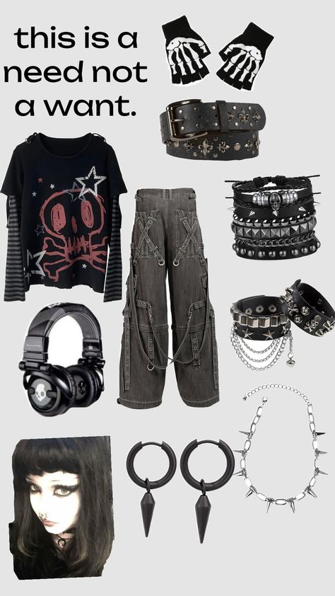 need, not a want #metalheadoutfit #outfit #metalhead #metalheads #bored #fyp #awesomesauce Metalhead Aesthetic Outfit, Metal Head Outfits, Metalhead Outfits, Metalhead Fashion, Clothing Aesthetic, Metal Clothing, Metal Style, Dream Wardrobe