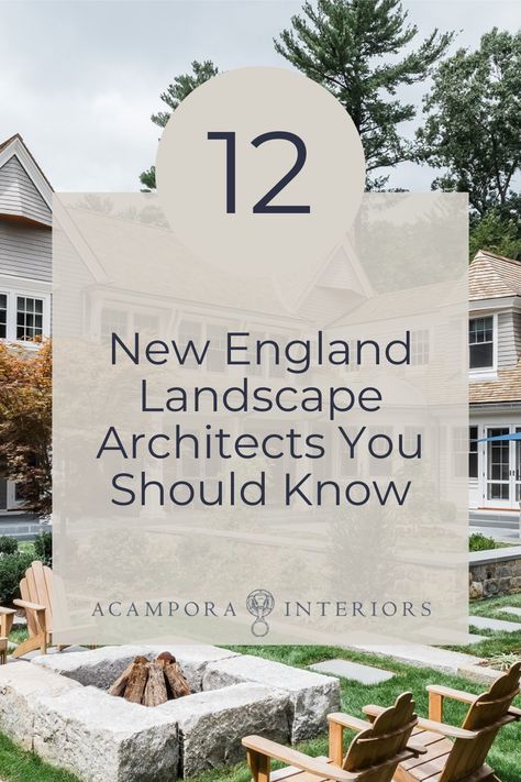 Landscape architecture is the process in which a team envisions a home’s natural surroundings, creates a larger vision for the property, executes the plan, and nurtures the elements so that they grow and flourish according to the design. Beyond residential projects, landscape architects take on institutional, commercial, urban, and other public-facing designs. New England Backyard Ideas, New England Landscaping, Shope Reno Wharton, New England Landscape, Residential Landscape Design, England Landscape, England Beaches, Residential Landscape, Landscape Architects