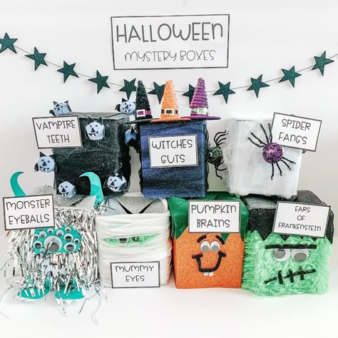 24 Halloween Games That Are a Chillingly Good Time Halloween School Party Games, Fun Halloween Party Games, Classroom Halloween Party, Fun Halloween Games, Halloween Class Party, School Halloween Party, Halloween Sensory, Halloween Mystery, Halloween Classroom