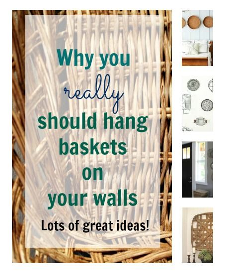 Ideas for creating a basket wall in your own home. How To Hang Wicker Baskets On Wall, Wall With Baskets And Pictures, How To Hang Laundry Baskets On Wall, Decorating Walls With Baskets, Metal Wall Basket Decor Ideas, Wall Hanging Basket Ideas, Basket Groupings, How To Display Baskets On A Wall, How To Style Wicker Baskets