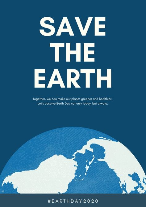 Blue Globe Earth Day Poster - Templates by Canva Earth Day Poster, Earth Day Posters, Earth Week, Save The Earth, Earth Globe, Happy Earth Day, Love The Earth, Happy Earth, Peace On Earth