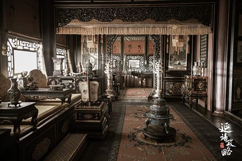 Story of Yanxi Palace (2018) Chinese Palace Interior, Chinese Mansion, Palace Decor, Chinese Style Interior, Fairytale Style, China House, Chinese Palace, Story Of Yanxi Palace, Chinese House