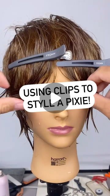 Pixie Grown Out Styles, How To Style Short Flippy Hair, Shaggy Wavy Pixie, How To Get Piecey Hair, Long Pixie Mullet Haircut, Pixie Mullet Round Face, Pixie Hairstyles With Clips, Shaggy Pixie Bob With Bangs, Styling Long Pixie Haircut