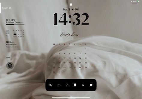 #Ipad_Pro_Home_Screen_Layout_Aesthetic #Ipad_Ideas_Lockscreen #Organize_Ipad_Home_Screen #Aesthetic_Wallpaper_Ipad_Landscape Ipad Air Lockscreen, Asthetic Ipad Homescreens, Macbook Ios Layout, Ipad Homescreen Ideas Minimalist, Macbook Home Screen Aesthetic, Ipad Aesthetic Organization Homescreen, Ipad Homescreen Ideas Aesthetic College, Ipad Aesthetic Lockscreen, Ipad Lock Screen Ideas