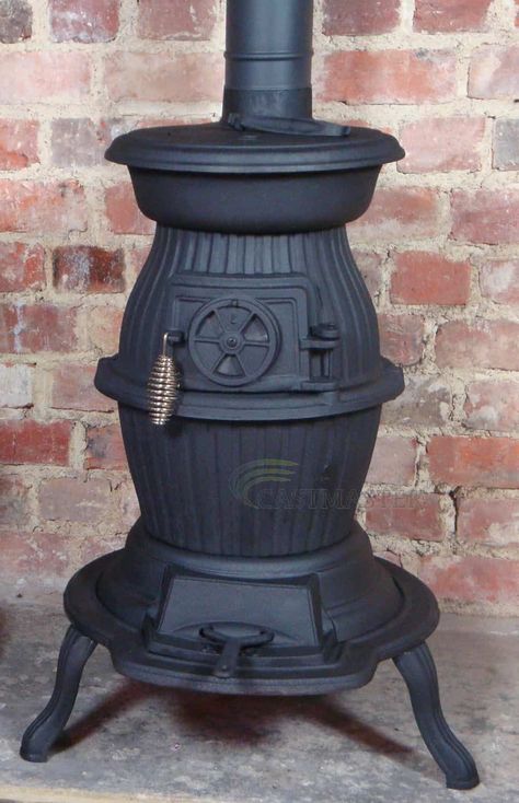 Potbelly Stoves Cast Iron Pot Belly Stove, Potbelly Stove, Antique Cast Iron Stove, Coal Burning Stove, Small Wood Burning Stove, Antique Wood Stove, Parlour Stove, Wood Burners, Coal Stove