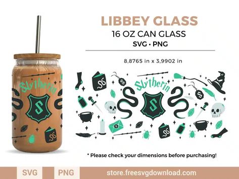 Beer Can Svg Free, Libby Cup Designs Free, Libbey Glass Svg Free, Libby Cup Designs, Cricut Acrylic, Print Shop Design, Libbey Glass Svg, Cups Ideas, Slytherin Crest