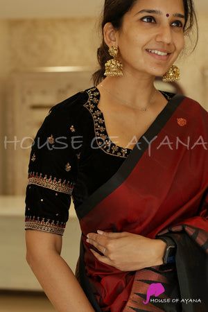 Fashion Industry Aesthetic, Fashion Student Aesthetic, Industry Aesthetic, Velvet Blouse Design, Student Aesthetic, Blouse Designs High Neck, Best Blouse Designs, Saree Blouse Neck Designs, New Saree Blouse Designs