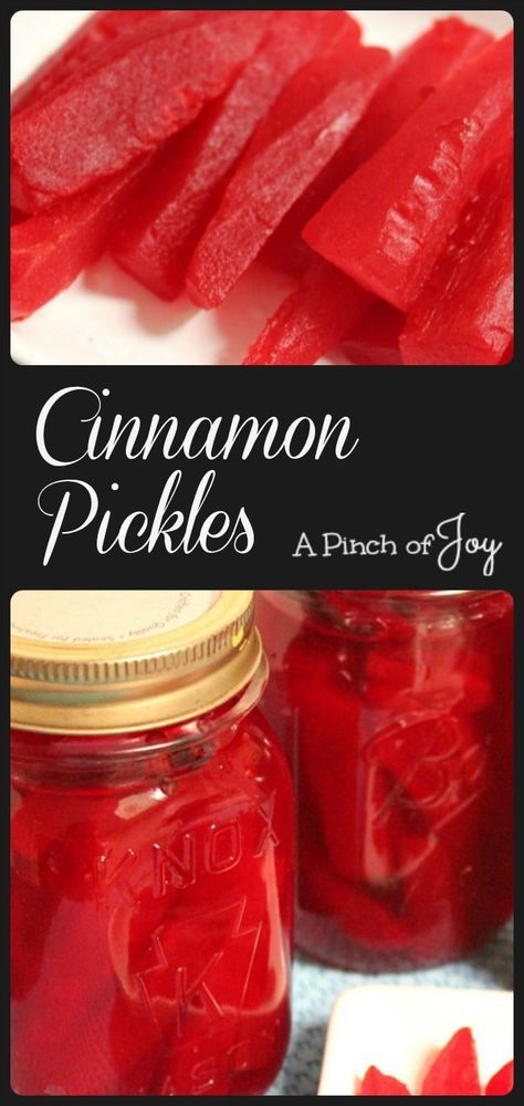 Ripe Cucumber Pickle Recipe, Red Cinnamon Pickles, Tongue Pickles Recipe, Christmas Pickles Recipe Easy, Lime Pickles Canning, Pickling Lime Uses, Red Hot Pickles Recipe, Cinnamon Cucumber Pickles, Unusual Canning Recipes