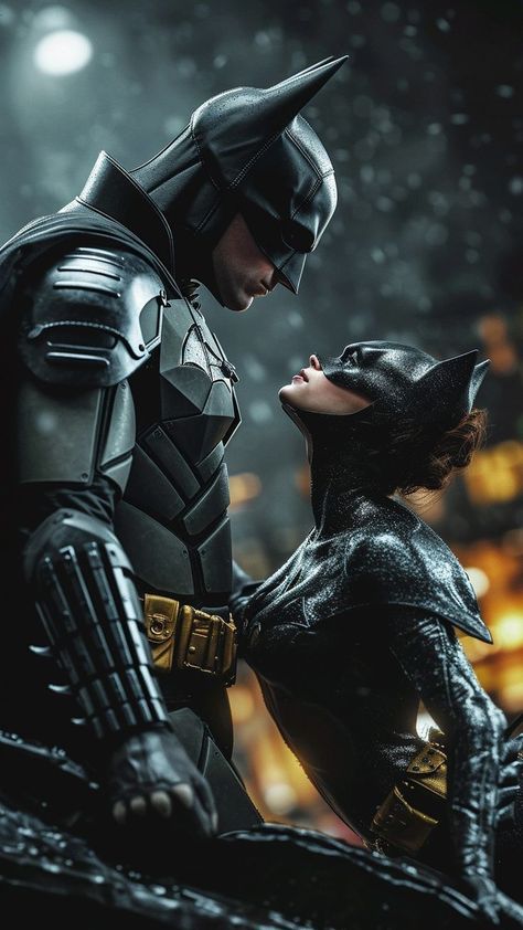 Batman Catwoman Wallpaper: A Dynamic Duo for Your Screen Batman Catwoman Wallpaper, Catwoman Wallpaper, Bane Batman, Batman Love, Batman Catwoman, Batman Inspired, Batman And Batgirl, Batman Armor, Comic Face