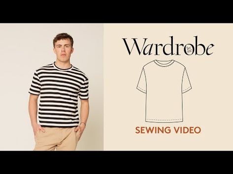 How to sew a T-shirt | Sewing Tutorial | Wardrobe By Me - YouTube T Shirt Sewing, Shirt Sewing, T Shirt Pattern, Tshirt Pattern, Big Project, How To Sew, Shirt Pattern, Sewing Tutorials, Classic T Shirts