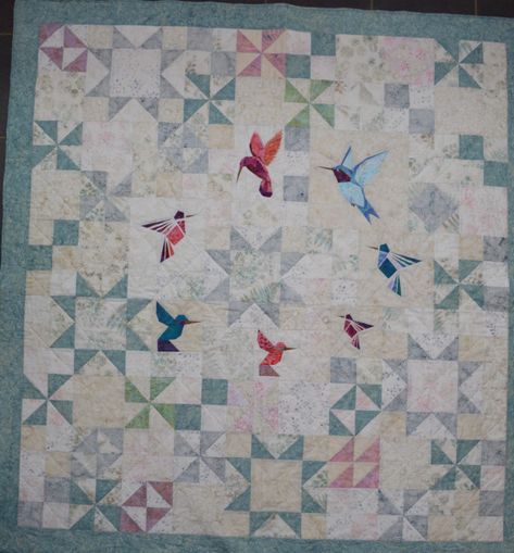 Hummingbird Quilt, The Postman, Farm Quilt, Batik Quilts, Just Cross Stitch, Christmas Wall Hangings, Bird Quilt, Down The Rabbit Hole, The Rabbit Hole