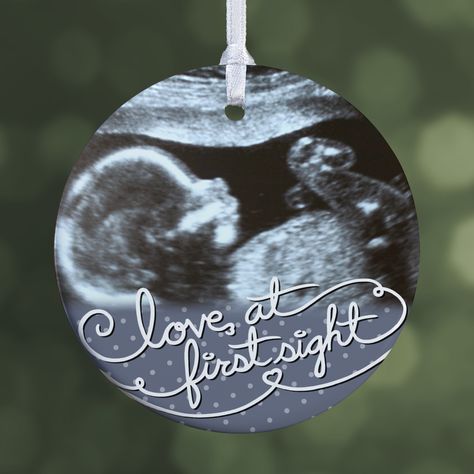 Pregnancy Crafts, Baby Sonogram, Baby Christmas Ornaments, Photo Christmas Ornaments, Baby Loss, Custom Christmas Ornaments, Baby Shower Gift Ideas, Shower Gift Ideas, Memorial Ornaments