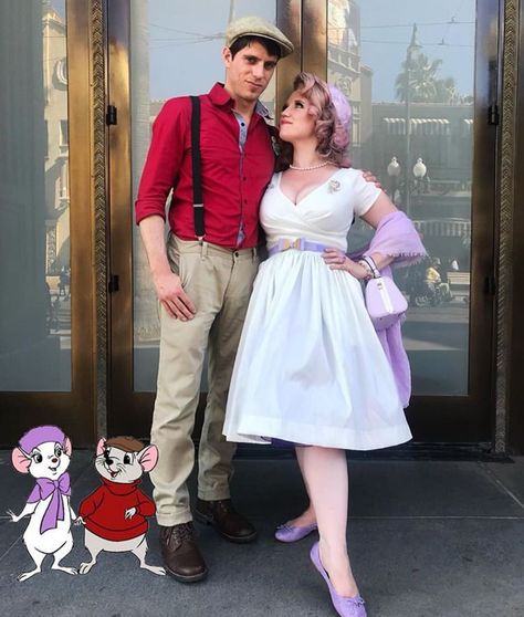 DisneyBound on Instagram: “#disneyboundchallenge Day 12: The Rescuers 🐭🐭 @karinpirate” Disneybound Couples, Didny Worl, Dapper Day Disneyland, Dapper Day Outfits, Disney Bound Outfits Casual, Disney Dapper Day, Disneybound Outfits, Special Event Outfit, Couples Cosplay