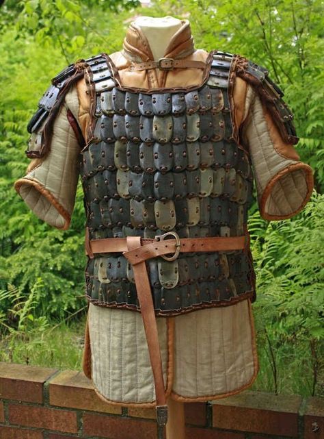 Lamellar Armor, Sca Armor, Norse Design, Chinese Armor, Viking Garb, Viking Armor, Armor Clothing, Ancient Armor, Viking Costume