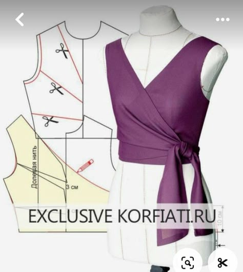 Dress Pesta, Fashion Design Patterns, Blouse Drafting Patterns, Diy Blouse Pattern, Unique Blouse, Blouse Pattern Sewing, Trendy Blouse Designs, Diy Sewing Clothes, Couture Sewing