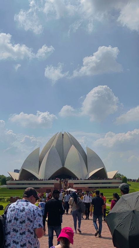 Temple Snap, Lotus Temple Delhi, Lotus Temple, Flower Wallpaper, Lotus, Temple, Quick Saves