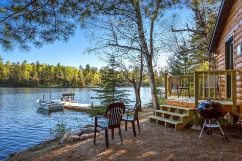 Fenske Lake Cabins Resort | Explore Minnesota Aluminum Canoe, Cabin On Lake, 3 Bedroom Cabin, Resort Cabins, Resort Plan, Minnesota Lake, Lake Fun, Dream Trips, Lakeside Cabin