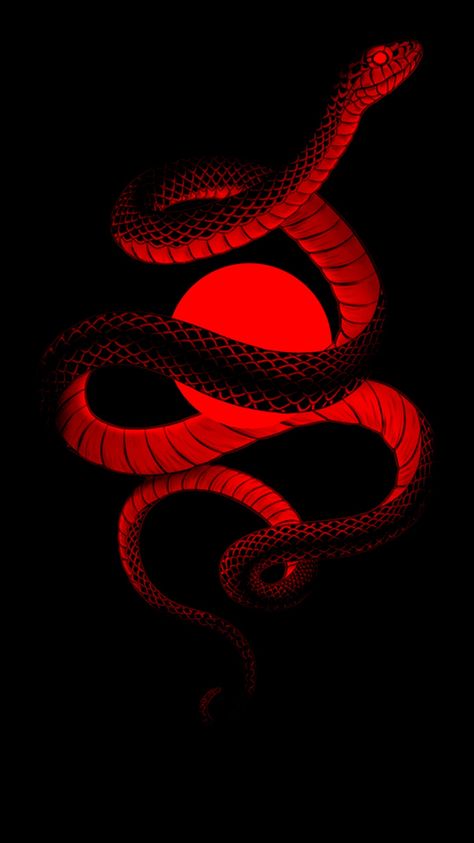 Black Snake Wallpaper Iphone, Dark Snake Wallpaper, Snake Landscape, Red Snake Wallpaper, Red Snake Aesthetic, Snake Wallpaper Iphone, Super Amoled 4k Wallpaper Dark, Red Serpent, Fire Snake