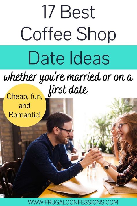 Fun coffee date ideas -- I never would've thought about these awesome starbucks date ideas for couples! They'll work at local coffee shops as well. I can't wait to try these out - a cheap way for my husband and I to get out and date each other again. #datenight #marriage #coffeeshopdate Coffee Date Ideas, Fun Coffee Shop, Starbucks Date, Coffee Shop Date, Romantic Coffee, Dating A Married Man, Date Ideas For Couples, Date Night Games, Date Night Ideas For Married Couples